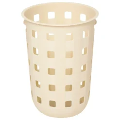 Panier à linge avec couvercle ajouré en bambou