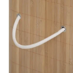 Panier à linge double 100L en bambou