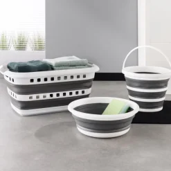 Panier à linge rétractable 45L