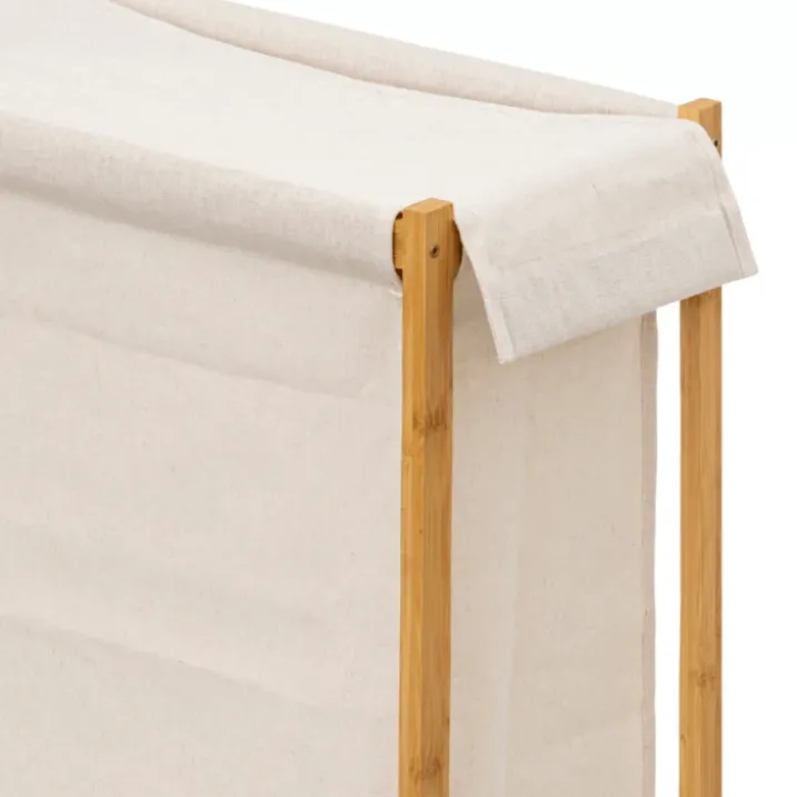 Panier à linge sur roulettes