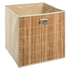 Panier rangement en bambou