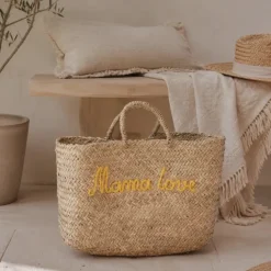 Panier rectangle écriture MAMA LOVE