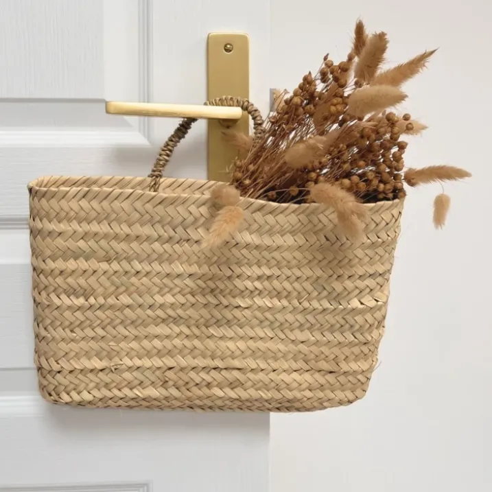 Panier suspendu osier