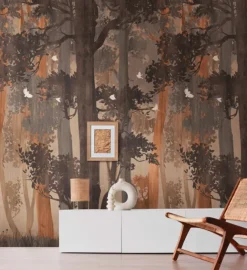 Papier peint au style nature