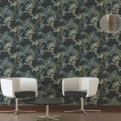 Papier peint en mur végétal