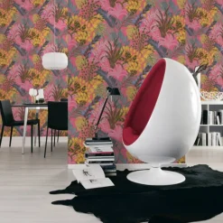 Papier peint en mur végétal