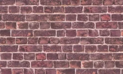 Papier peint en trompe l'oeil "Mur en briquettes"