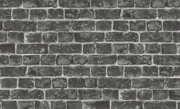 Papier peint en trompe l'oeil "Mur en briquettes"