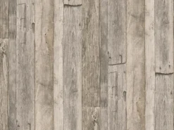 Papier Peint imitation "Planches Cloutées"