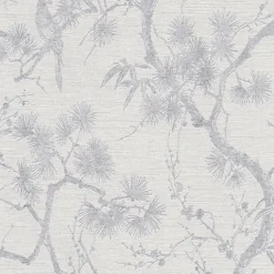 Papier peint imprimé jardin japonais
