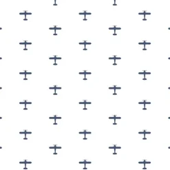 Papier peint imprimé petits avions