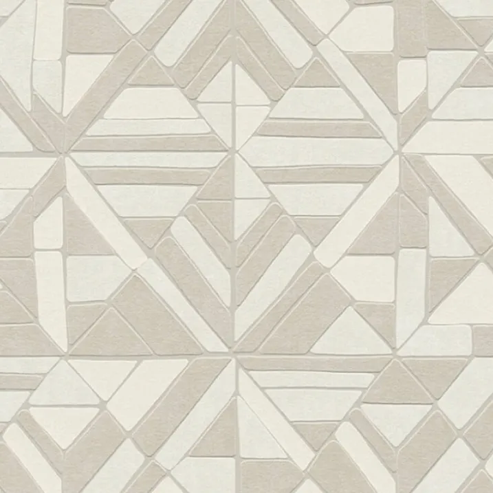 Papier peint à mosaïque géométrique