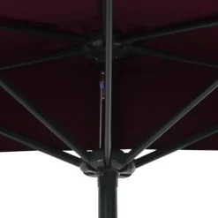 Parasol de balcon mât en aluminium
