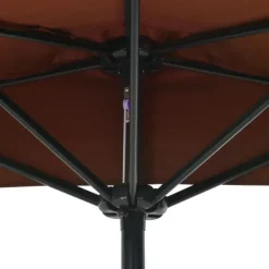Parasol de balcon mât en aluminium