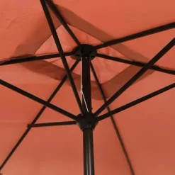 Parasol d'extérieur rectangulaire inclinable