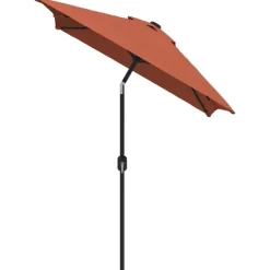 Parasol d'extérieur rectangulaire inclinable