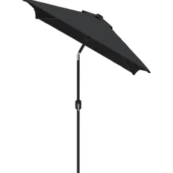 Parasol d'extérieur rectangulaire inclinable