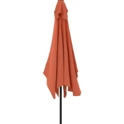 Parasol d'extérieur rectangulaire inclinable