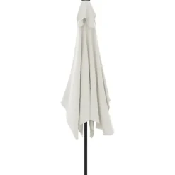Parasol d'extérieur rectangulaire inclinable
