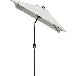 Parasol d'extérieur rectangulaire inclinable