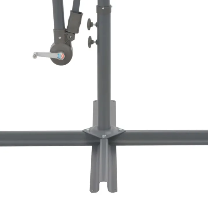 Parasol déporté Ø 300 cm avec éclairage LED