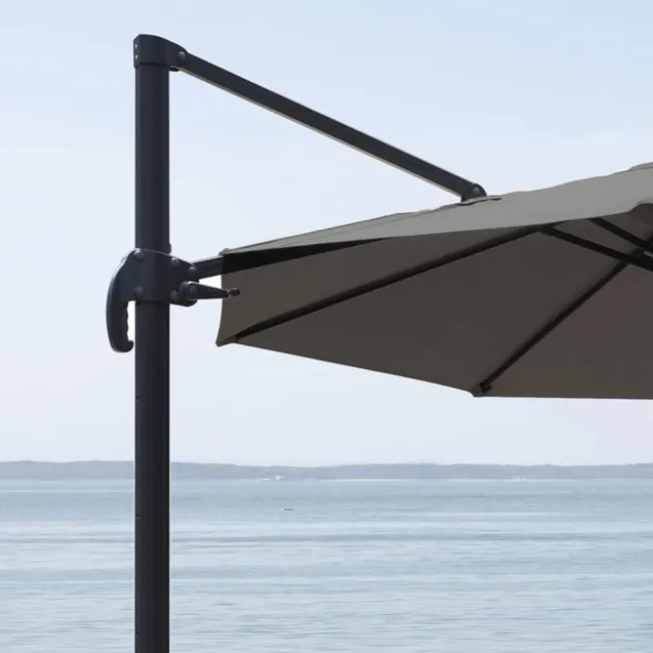 Parasol déporté rond