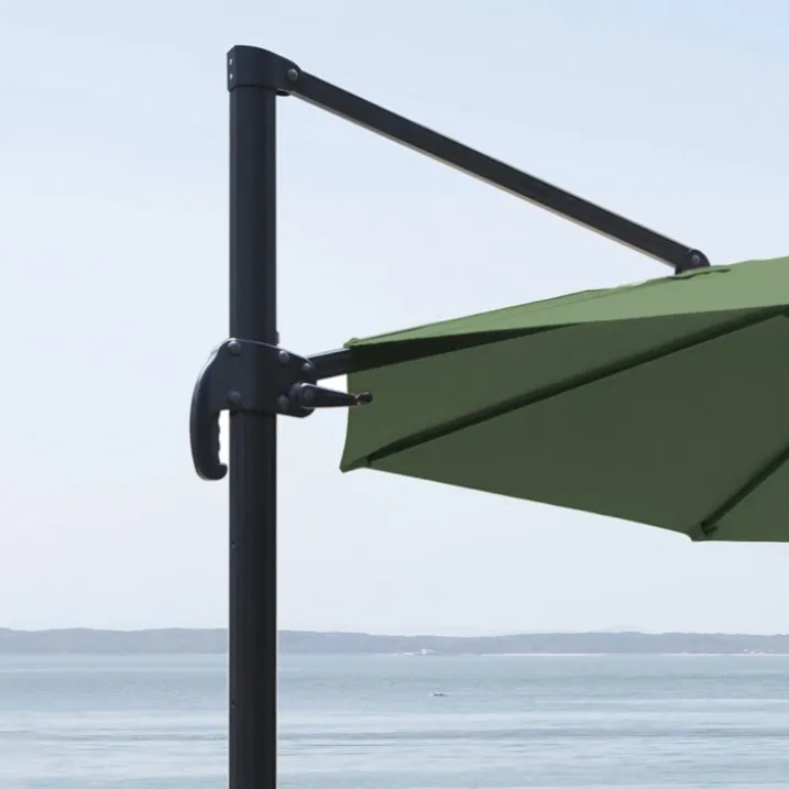 Parasol déporté rond