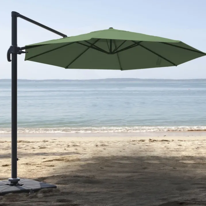 Parasol déporté rond