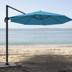Parasol déporté rond
