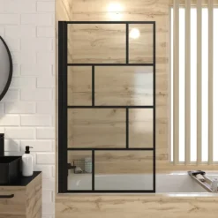 Pare baignoire au style industriel