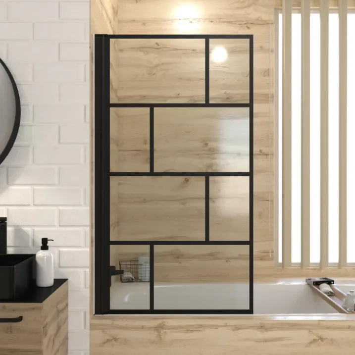 Pare baignoire au style industriel