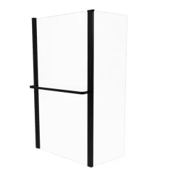 Pare baignoire avec porte serviette