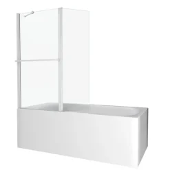 Pare baignoire avec porte serviette