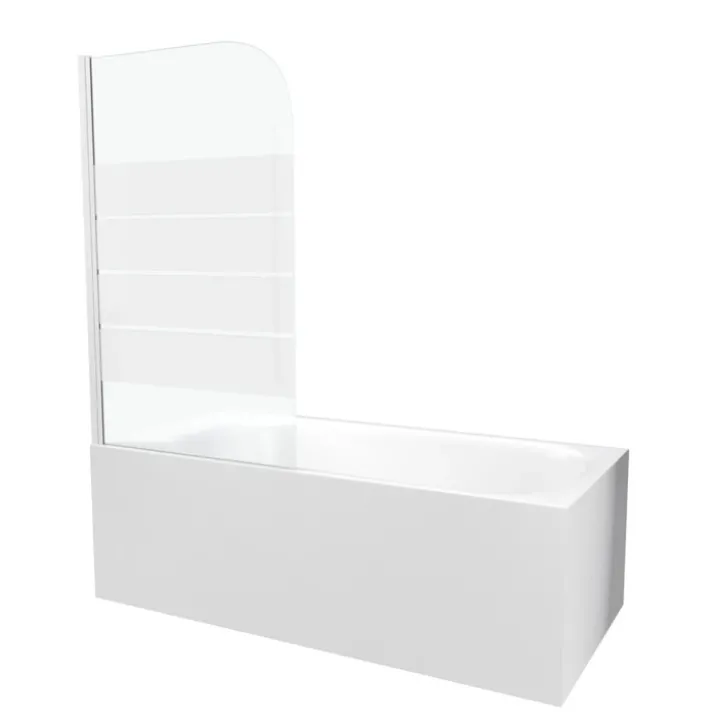 Pare baignoire à volet pivotant