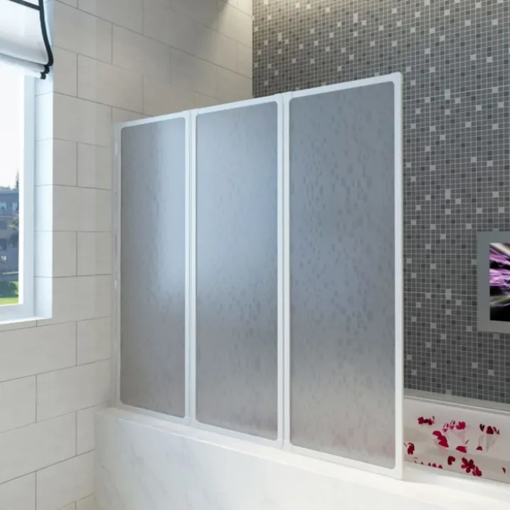 Pare baignoire à 3 volets rétractables