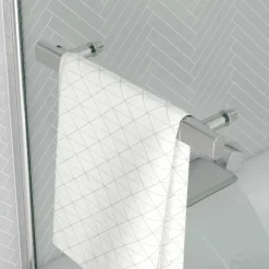 Pare douche avec porte serviette