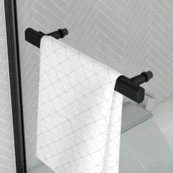 Pare douche avec porte serviette