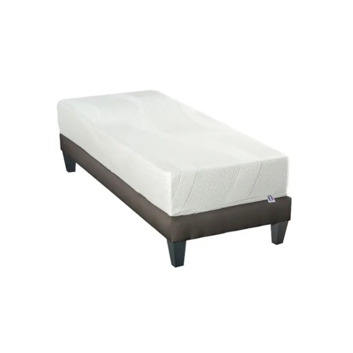 PARIS - Matelas mémoire de forme + sommier bois - ferme