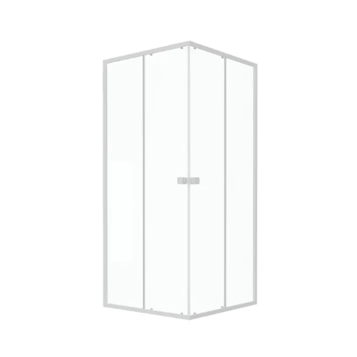 Paroi de douche carrée extensible