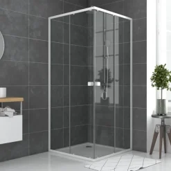 Paroi de douche carrée extensible