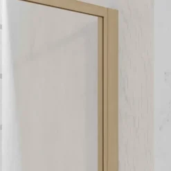 Paroi de douche en verre trempé effet bois