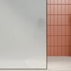 Paroi de douche en verre trempé effet brume