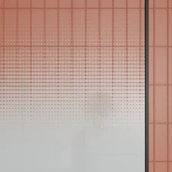 Paroi de douche en verre trempé effet brume