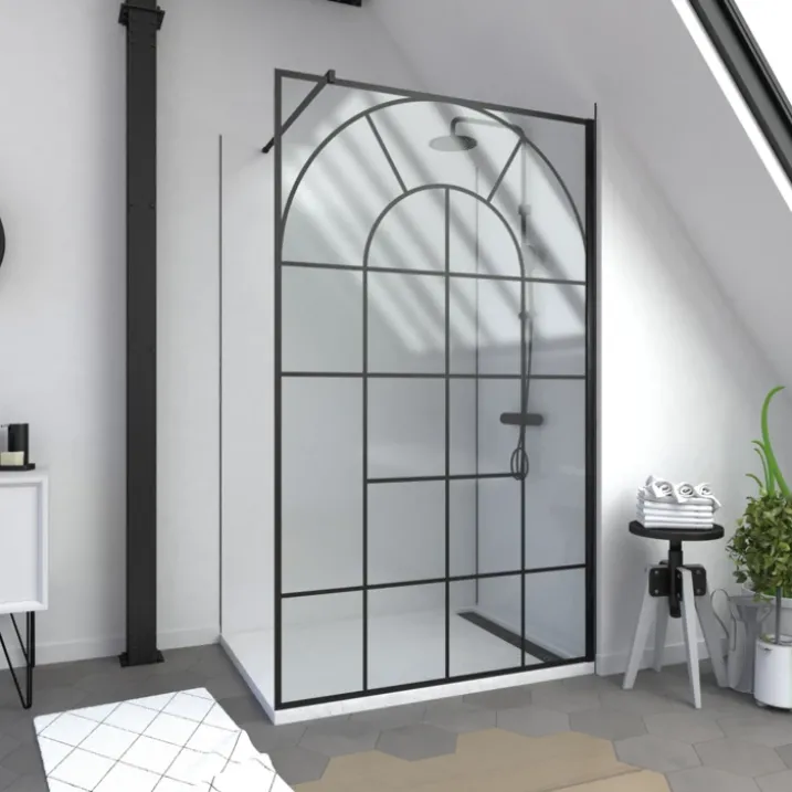 Paroi de douche à l'italienne fixe