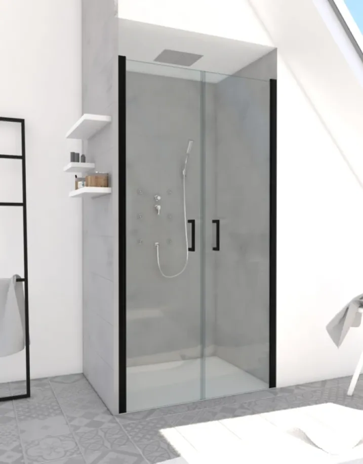Paroi de douche à portes pivotantes SALOON
