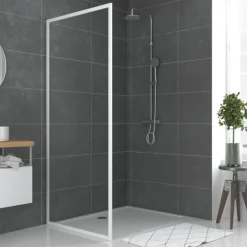 Paroi de retour pour douche en verre trempé
