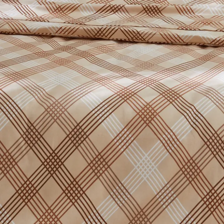 Parure de couette en flanelle au look graphique