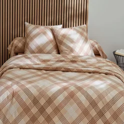 Parure de couette en flanelle au look graphique