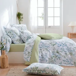 Parure de couette feuilles de tilleul
