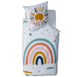 Parure de lit arc en ciel pour enfant